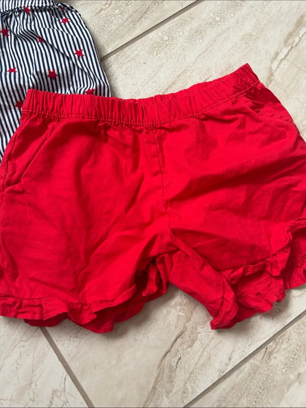 Carters toddler ruffle  4th of July set